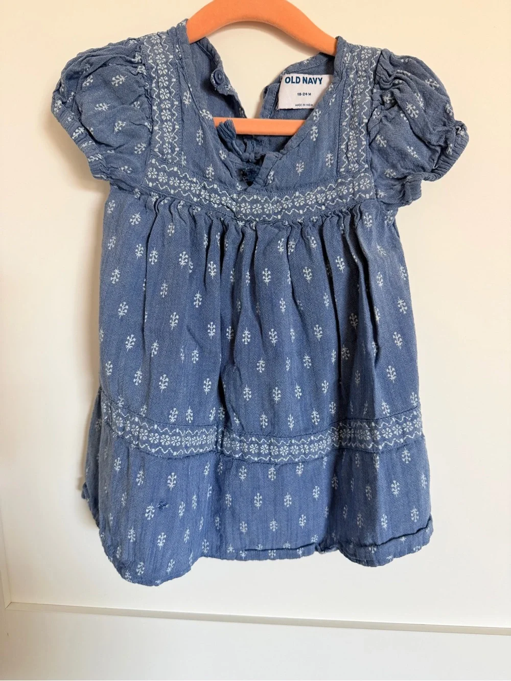 Old Navy Blue Girls' Chambray Dress